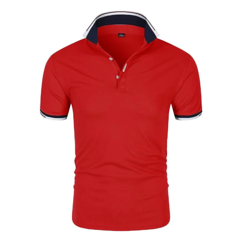 2025 new Polo T shirt for Men White Casual Short Sleeve Golf Polo Shirts Homme New Summer Clothes High Quality Ropa Hombre