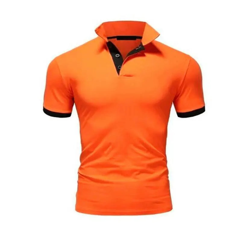 2025 new Polo T shirt for Men White Casual Short Sleeve Golf Polo Shirts Homme New Summer Clothes High Quality Ropa Hombre