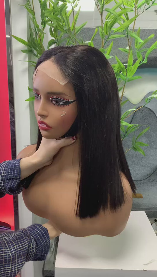 Glueless 14 inches Bob Wig